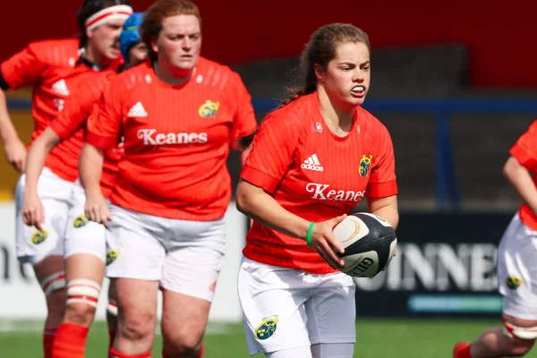 Sierpnia 2019 Cork Irlandia Akcja Munster Kobiet Rugby Ulster Kobiet — Zdjęcie stockowe