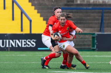 17 Ağustos 2019 Cork, İrlanda - Eimear Considine Munster Women Rugby 'de (38) vs Ulster Women Rugby (12) İrlanda Bağımsız Parkı'nda.