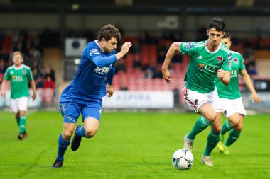2 Eylül 2019 Cork, İrlanda - Shane Griffin İrlanda Premier Ligi maçında: Cork City Fc vs Waterford Fc