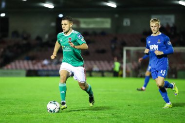 2 Eylül 2019 Cork, İrlanda - İrlanda Premier Ligi maçında Eoghan Stokes: Cork City Fc vs Waterford Fc