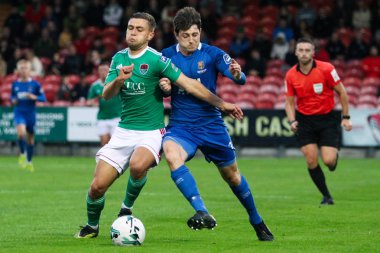 2 Eylül 2019 Cork, İrlanda - İrlanda Premier Ligi maçında Eoghan Stokes: Cork City Fc vs Waterford Fc