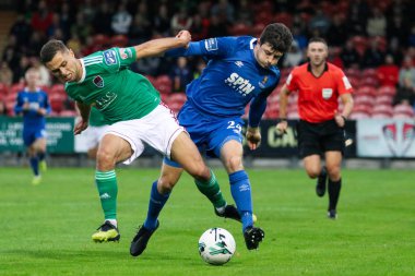 2 Eylül 2019 Cork, İrlanda - İrlanda Premier Ligi maçında Eoghan Stokes: Cork City Fc vs Waterford Fc