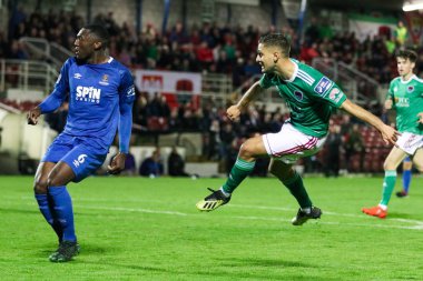 2 Eylül 2019 Cork, İrlanda - İrlanda Premier Ligi maçında Eoghan Stokes: Cork City Fc vs Waterford Fc