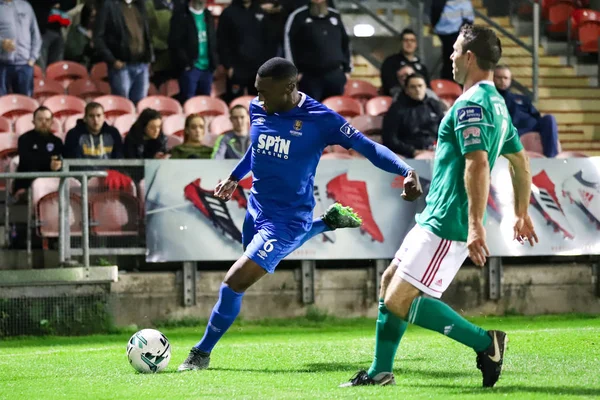 2 Eylül 2019 Cork, İrlanda - Maxim Kouogun İrlanda Premier Division Ligi maçında: Cork City Fc vs Waterford Fc
