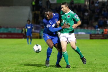 2 Eylül 2019 Cork, İrlanda - Maxim Kouogun İrlanda Premier Division Ligi maçında: Cork City Fc vs Waterford Fc