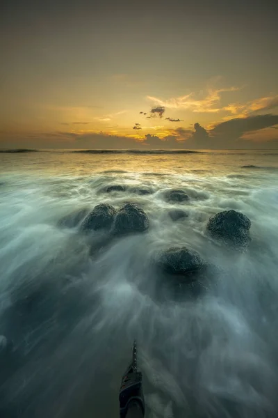 Hermosa Escena Del Amanecer Playa —  Fotos de Stock