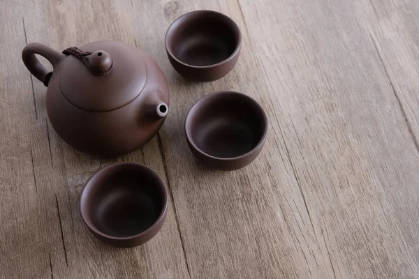 Conjunto Bule Chinês Japonês Cultura Tradicional Asiática — Fotografia de Stock