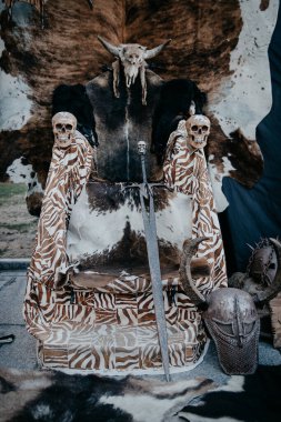 Ortaçağ 'da Avila, İspanya' da çekilen yapay kafatası