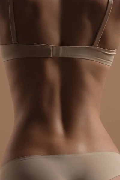 Thin young woman in underwear — Stock Image Thin young woman in underwear Stock Picture