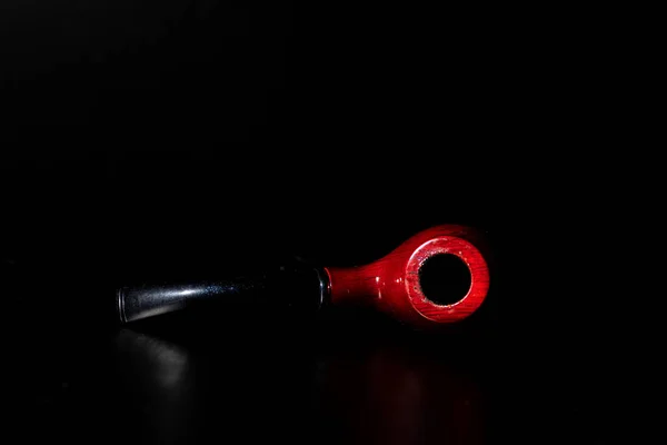 Красная Бриарная Труба Сбоку — стоковое фото
