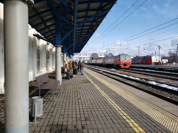 Dworzec Kolejowy Władimirze Rosja — Zdjęcie stockowe