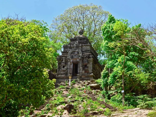 Starověké Funan Míst Angkor Borei Phnom Kopec Název Pro První — Stock fotografie
