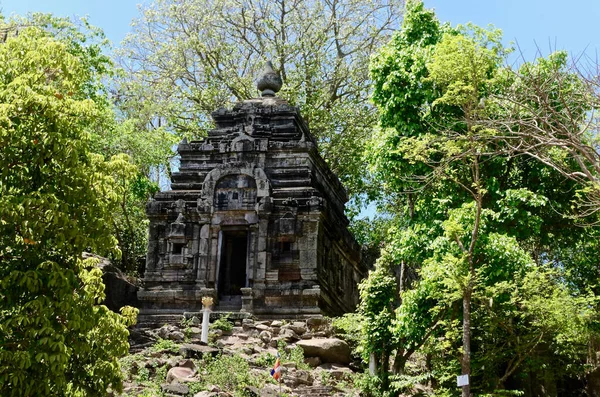 Antigos Sítios Funanos Angkor Borei Phnom Uma Colina Nome Para — Fotografia de Stock