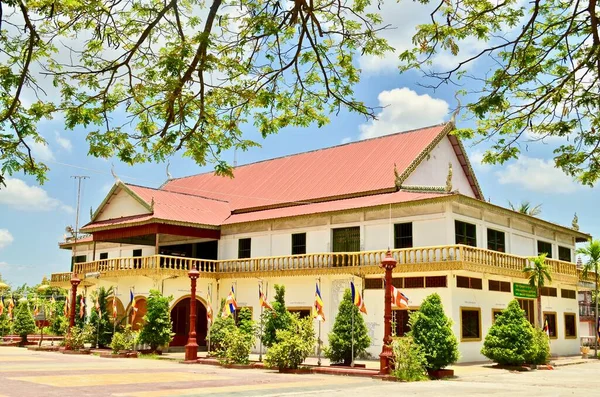 Templo Khmer Público Estilo Camboyano Takeo Camboya — Foto de Stock