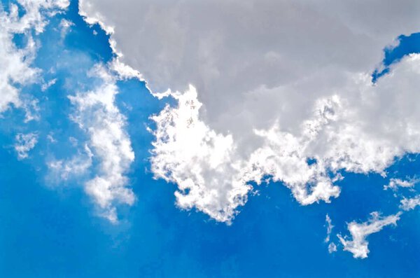Clouds and blue sky background