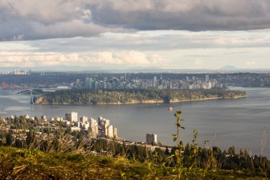 Cypress Dağı 'ndan Stanley Park 'ın görünümü