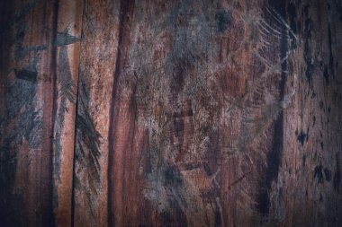 Doğal arka plan. Doku arka plan eski koyu kahverengi ahşap. Doku ahşap, Vintage, arka plan, doğa, sanat.