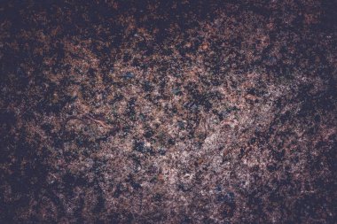  Zeminde arka plan dokulu yüzey çimentosu. Kaba çimento zemin. Yosun ile eski beton yüzey. arka plan, doğa.