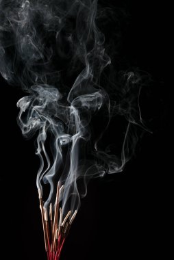 Duman arka plan sanat tasarımı tütsü yakma.