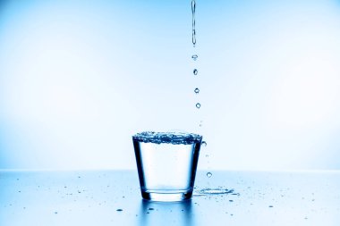 Camdan su sıçrıyor