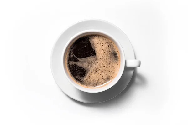 배경에 커피가 분리되어 — 스톡 사진