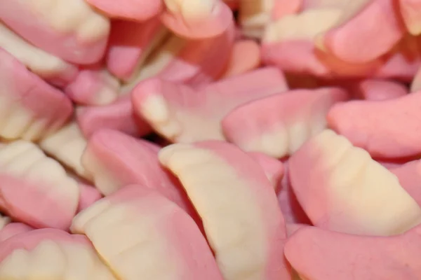 Fondo Consistente Dientes Confitería — Foto de Stock