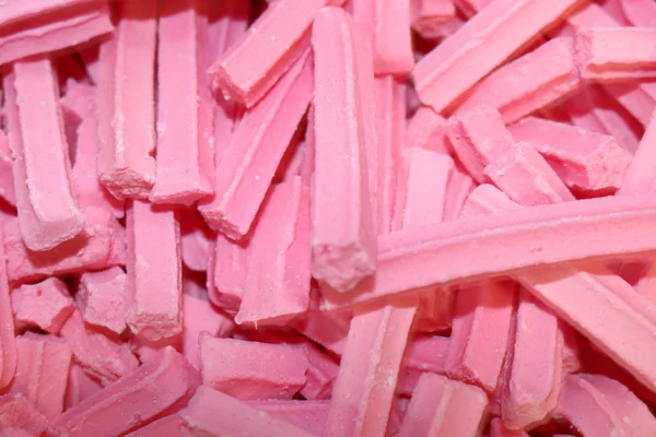 Roze Musk Stick Zoetwaren Achtergrond — Stockfoto