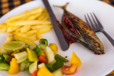 Goan çanak uskumru Reshado fry 