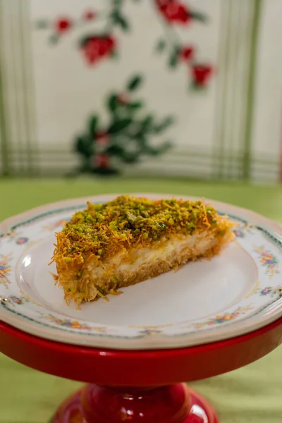 Prato Doce Turco Palestino Kunafa — Fotografia de Stock