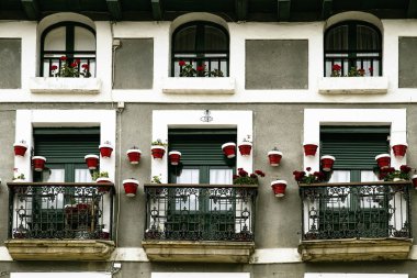 Hondarribia, Bask Ülkesi kenarlığını bir kasabada