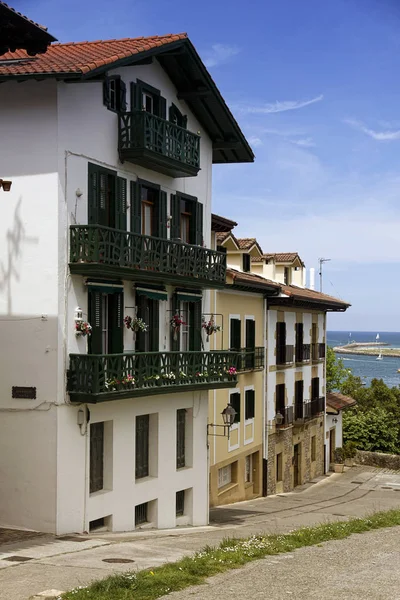 Hondarribia Bask Ülkesi Kenarlığını Bir Kasabada — Stok fotoğraf