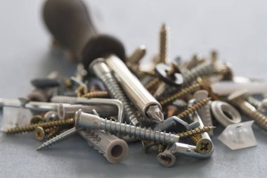 çivi ve bir tablo araçları