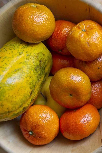 Fresh fruits and veggies in a market