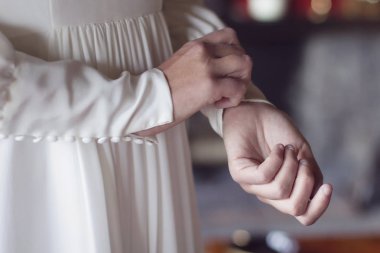 Soyunma ve İspanya bir düğün dekorasyon