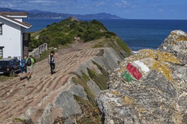 Zumaia Basque Coast flysch jeolojik bölgesi