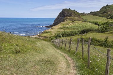 Zumaia Basque Coast flysch jeolojik bölgesi