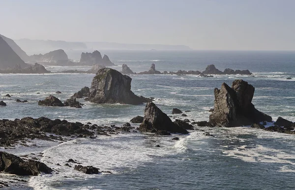 Silencio Beach Asturias Spain — Stock Photo, Image