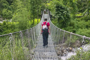 Annapurna milli park alanı ve baz kampı
