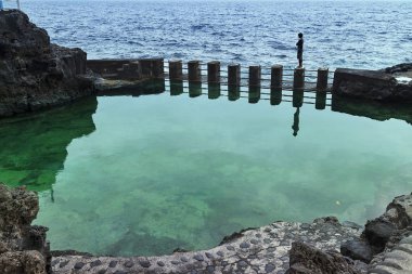 La Palma volkanik ada İspanya, astronomi için iyi bir yer