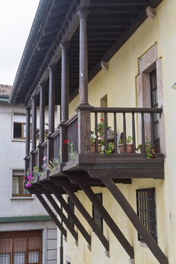 Llanes kasaba ve sorroundings yılında Asturias, İspanya