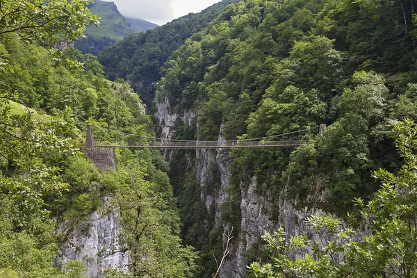 Ponte Holtzarte Canyon Kakueta Nei Paesi Baschi Francia — Foto Stock