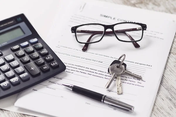 Escritorio Trabajo Para Los Negocios — Foto de Stock