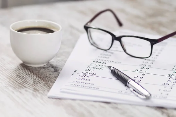 Escritorio Trabajo Para Los Negocios — Foto de Stock