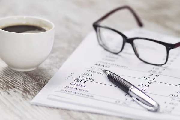 Escritorio Trabajo Para Los Negocios — Foto de Stock