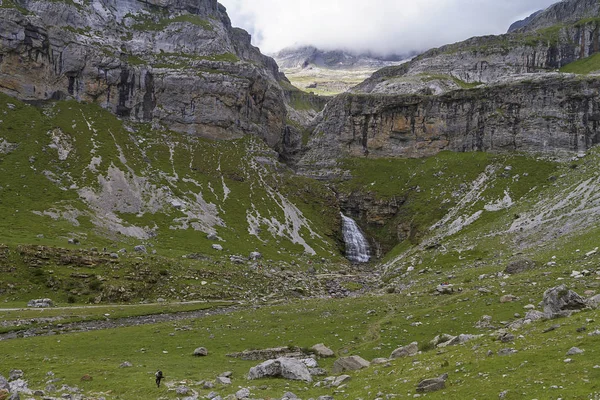 Ordesa Nemzeti Park Pireneusokban Spanyolország — Stock Fotó
