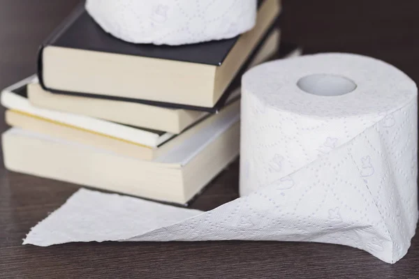 Toilet Paper Books — Stock Photo, Image