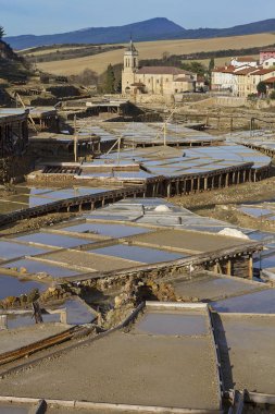 Araba, Bask Ülkesi'nde Aana tuzlu vadi tuzlu 