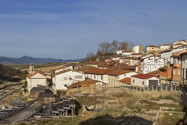 Aana Salty Valley Salines Araba Baskien — Stockfoto