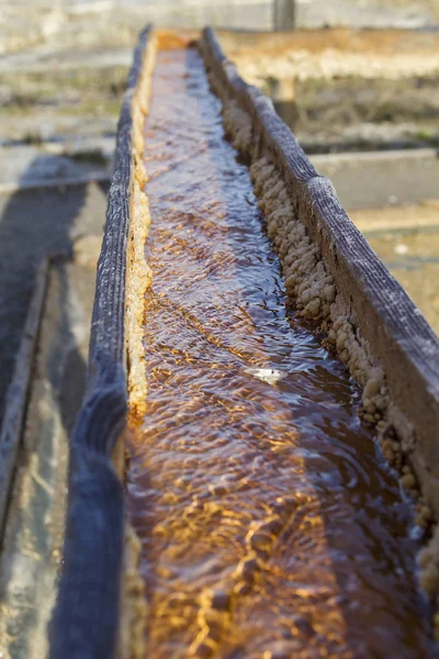 Araba, Bask Ülkesi'nde Aana tuzlu vadi tuzlu 