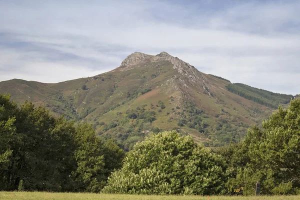 Paisaje Zona Mouintain Rhune Región Vasca Francia — Foto de Stock